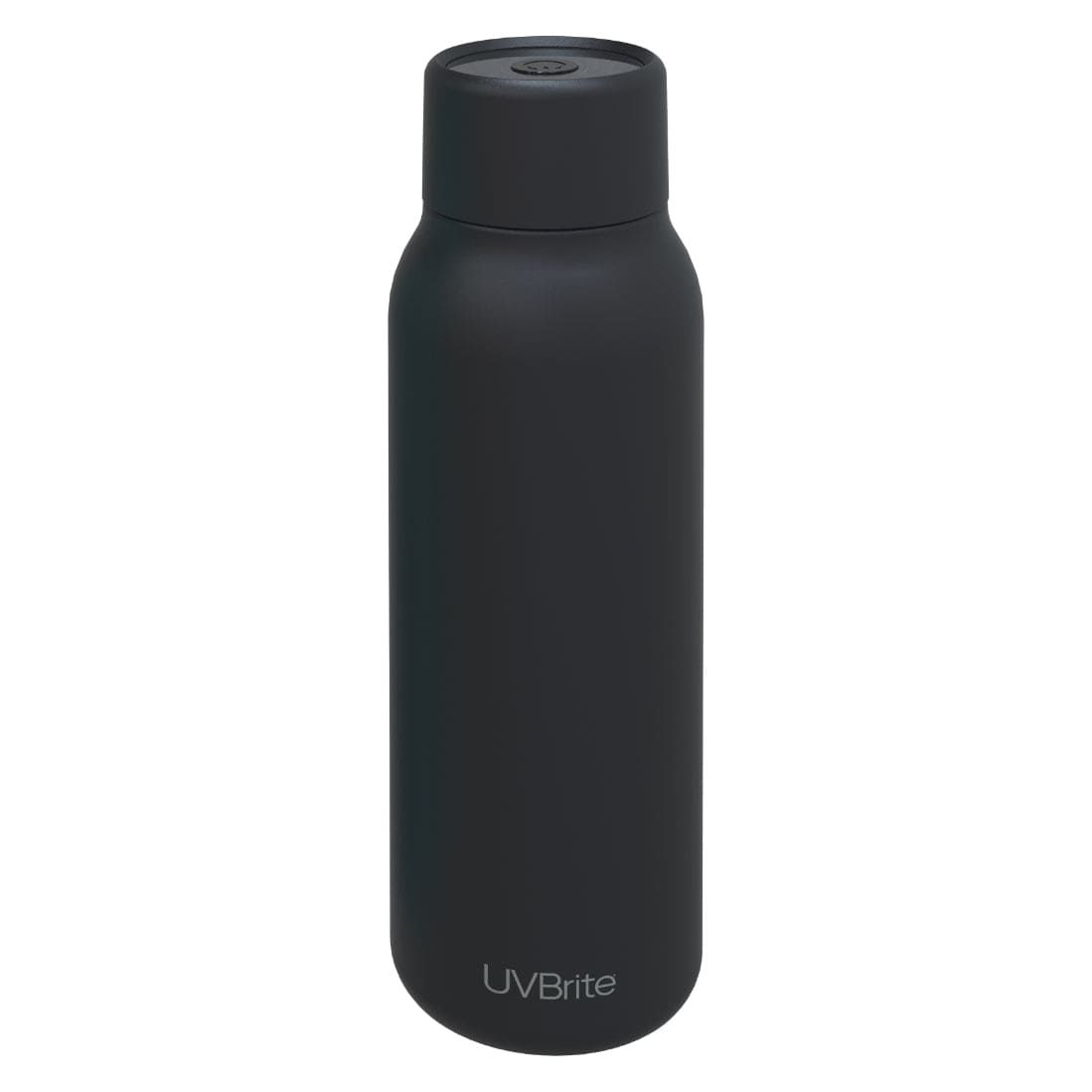 Uvbrite 18.6 oz Self-Cleaning Water Bottle, Black